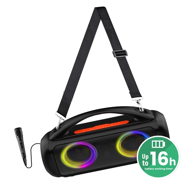 MEDIA-TECH Bluetooth Hangszóró POWER AUDIO PRO mikrofonnal (MT3184)