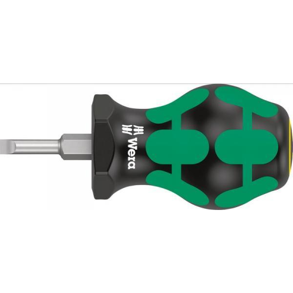 Wera 335 Stubby Egyenes pengéjű csavarhúzó Pengeszélesség: 4 mm Penge hossz: 25 mm (8263180040)