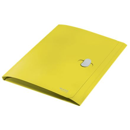 Leitz Recycle karbonsemleges zárható 3-pólyás mappa sárga (46220015) (Leitz46220015)