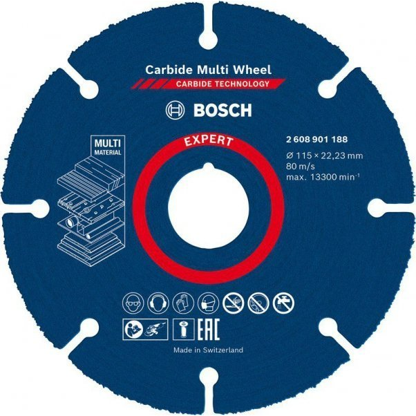 Bosch EXPERT Carbide Multiwheel Vágókorong 115x22.23mm (2608901188)