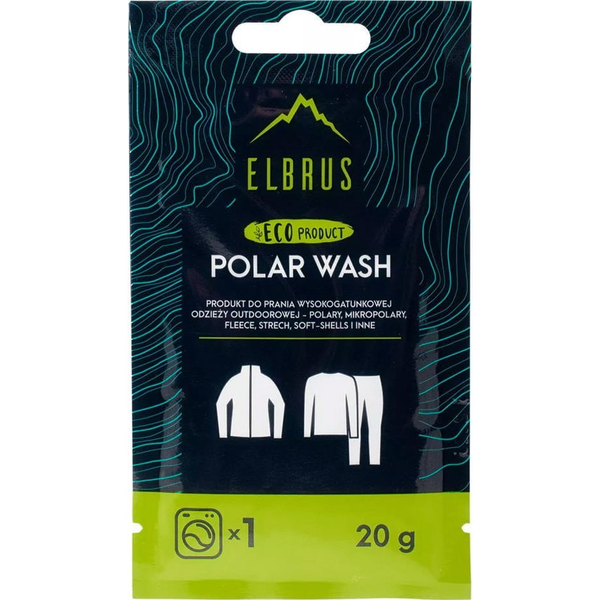  Elbrus Środek do prania polarów i softshelli w saszetce 20g, Elbrus Polar Wash