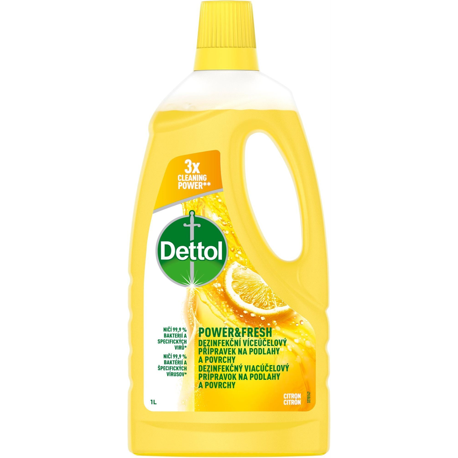 DETTOL padló- és felületfertőtlenítő citrom 1 l (5900627107197)