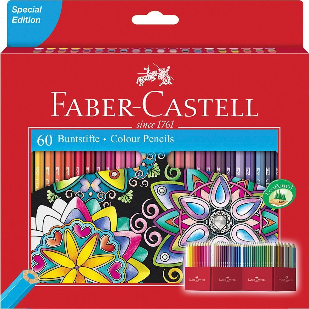 Faber-Castell ceruzák, 60 különböző színben (4005401112600)