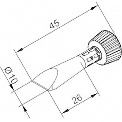 Spájkovací hrot Ersa 0102CDLF100C/SB 0102CDLF100C
