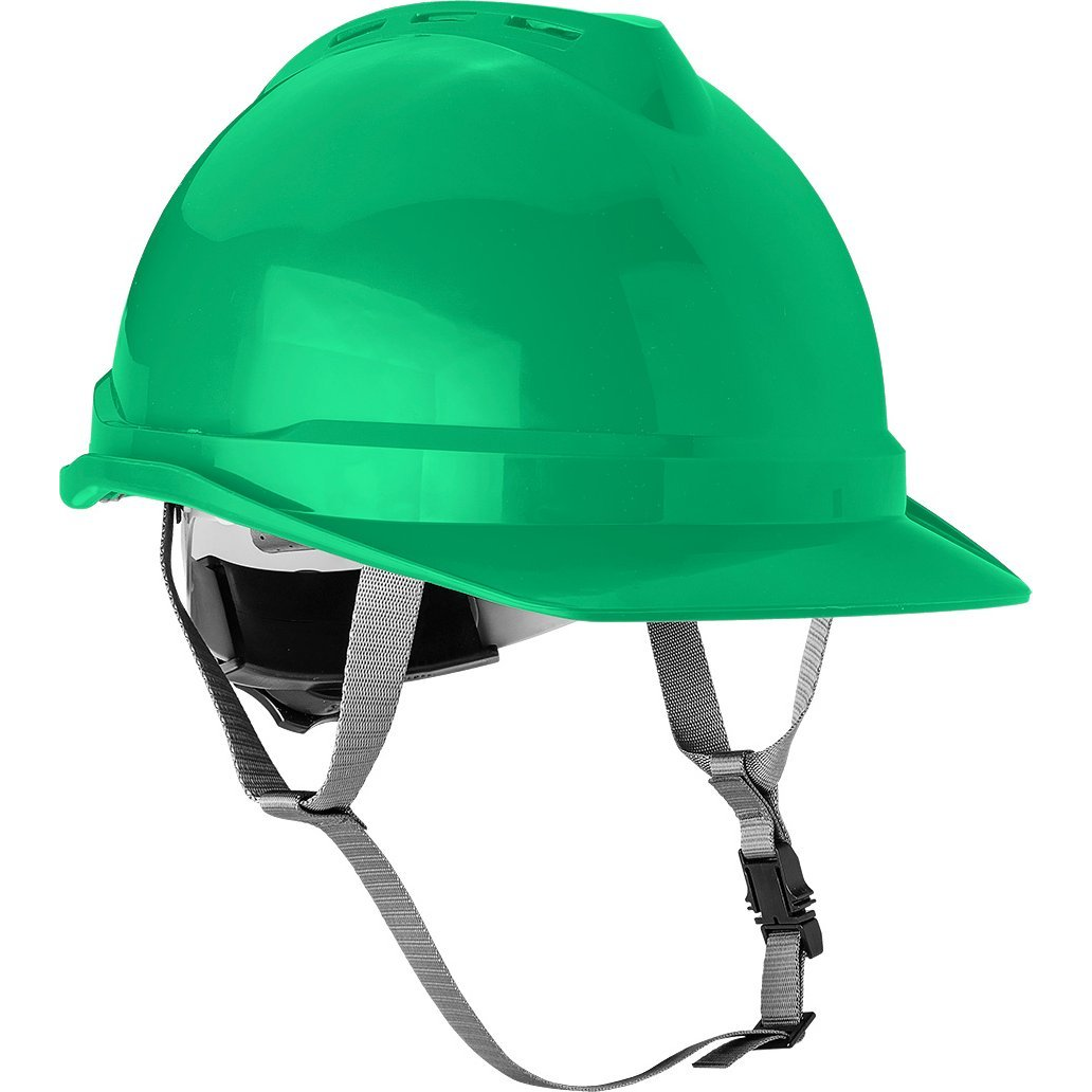 NEO 97-223 Védősisak Állszíjjal, Zöld