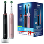 Oral-B Pro 3 3900N Elektromos fogkefe Duo Pack (2db) Fekete / Pink
