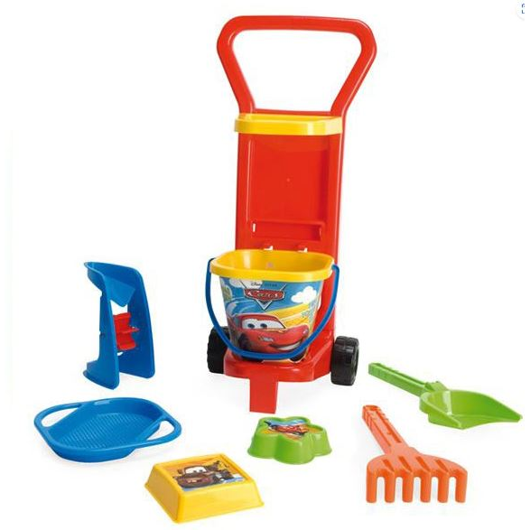 Wader: Verdák homokozó készlet kocsin (77371) (W77371)