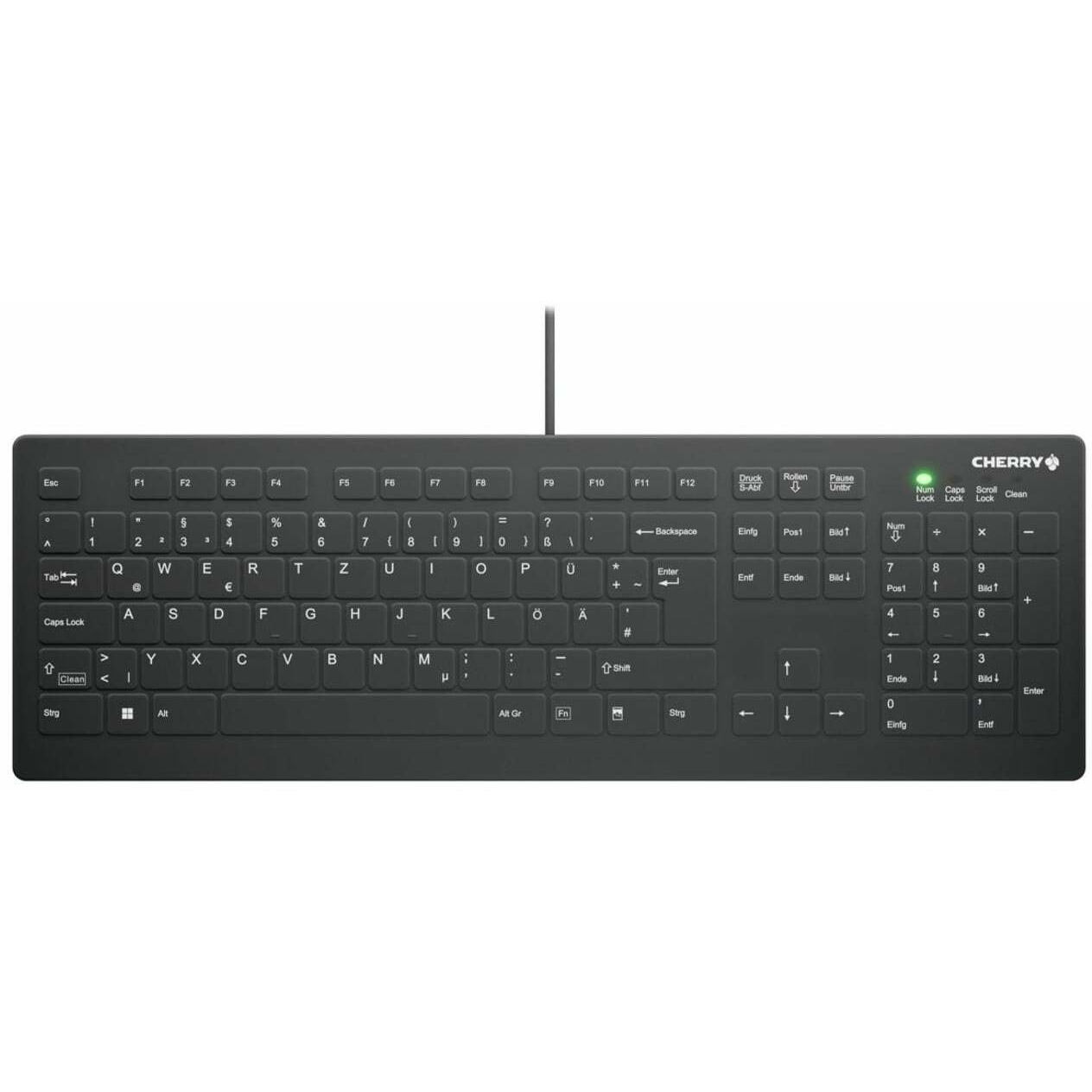 Клавиатура Contour Design Active Key AK-C8112 — AK-C8112-B/DE, немска подредба, черна