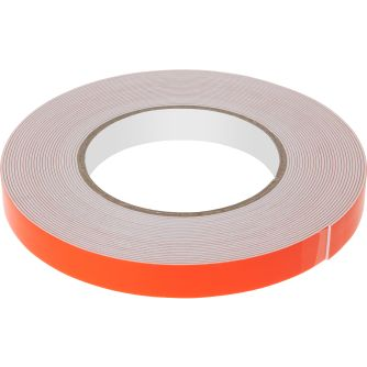 Obojestranski KEMOT pena  lepilni trak, 1mm x 15mm x 10m, bela barva