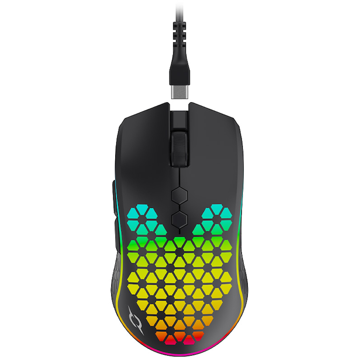 Aqirys Polaris Wireless Gaming Egér 16000 DPI - Fekete (AQRYS_POLARIS)