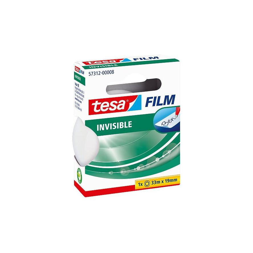 tesafilm Rolle 33m 19mm unsichtbar Hängefaltbox (57312-00008-02)