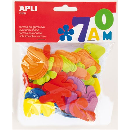 Apli Eva Sheets moosgumi betűk vegyes színek (104 db) (13074)