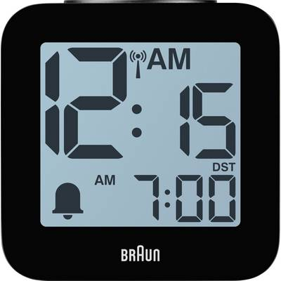 Braun BC25BP-DCF Radiostyret ur Andet Sort