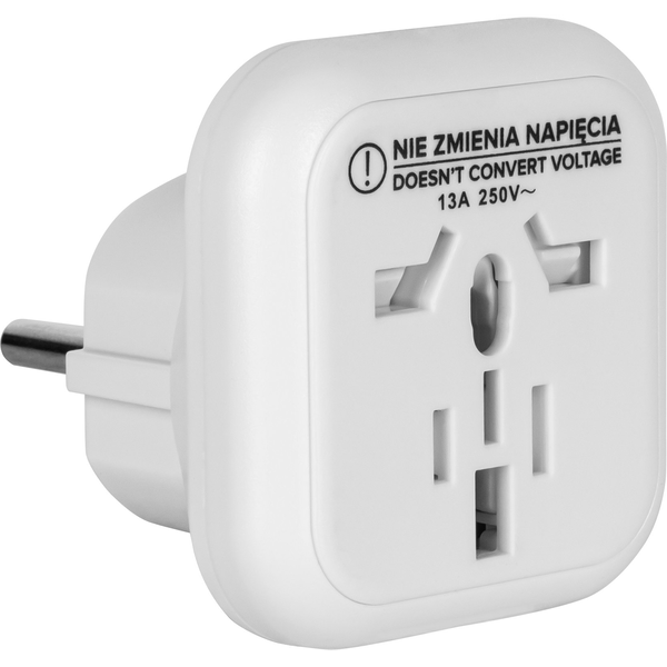 Električni potovalni adapter 13A vtič EU na VB ZDA CN Avstralija