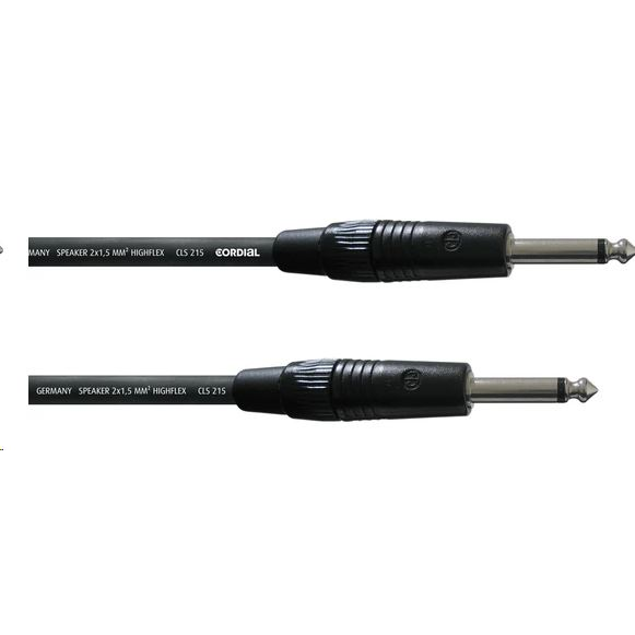 Cordial CPL 5 PP 2 x Jack 6,3mm mono hangszóró kábel