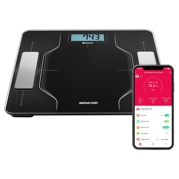 Sencor SBS 8002BK Smart Fitness személymérleg
