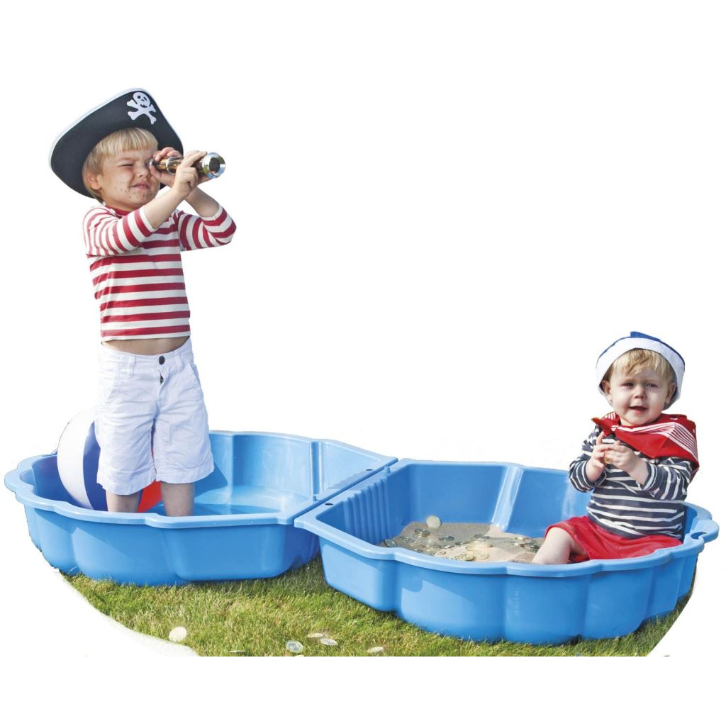 Paradiso Kagyló alakú homokozó kék 2 részes (T00752) (T00752)