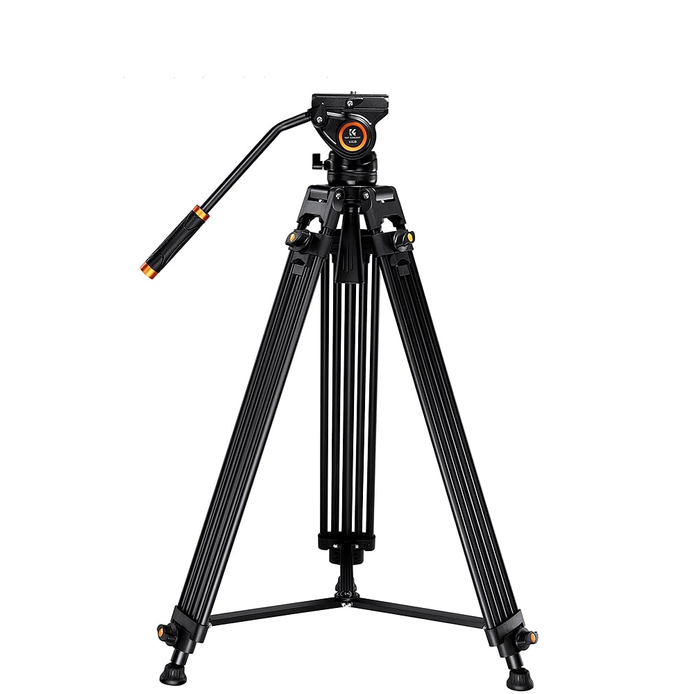 K&F Concept VA18 Kamera állvány (Tripod) - Fekete (KF-09-121)
