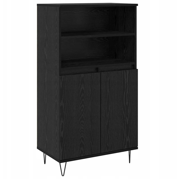 Magasfiú Fekete 60 x 36 x 110 cm Faanyag