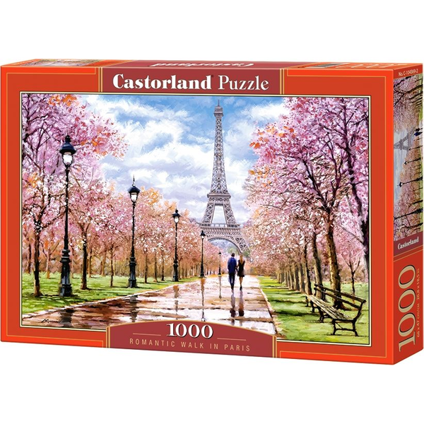 Castorland Romantic Walk in Paris 1000 pcs Puzzle 1000 pz Città