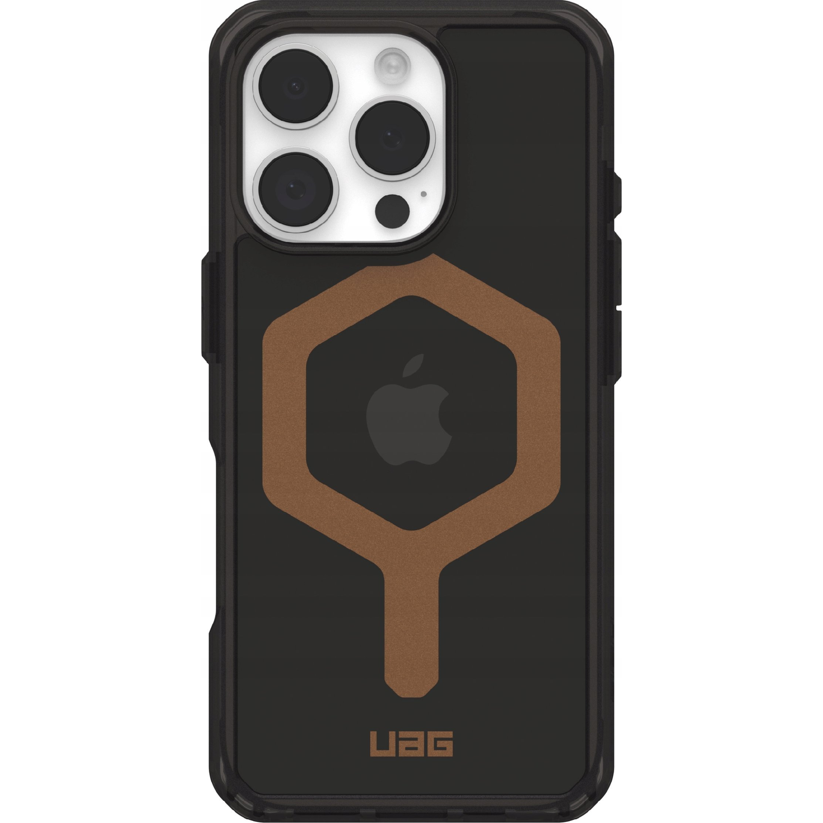 UAG Plyo Apple iPhone 16 Pro hátlap tok, fekete/bronz (114480114085)