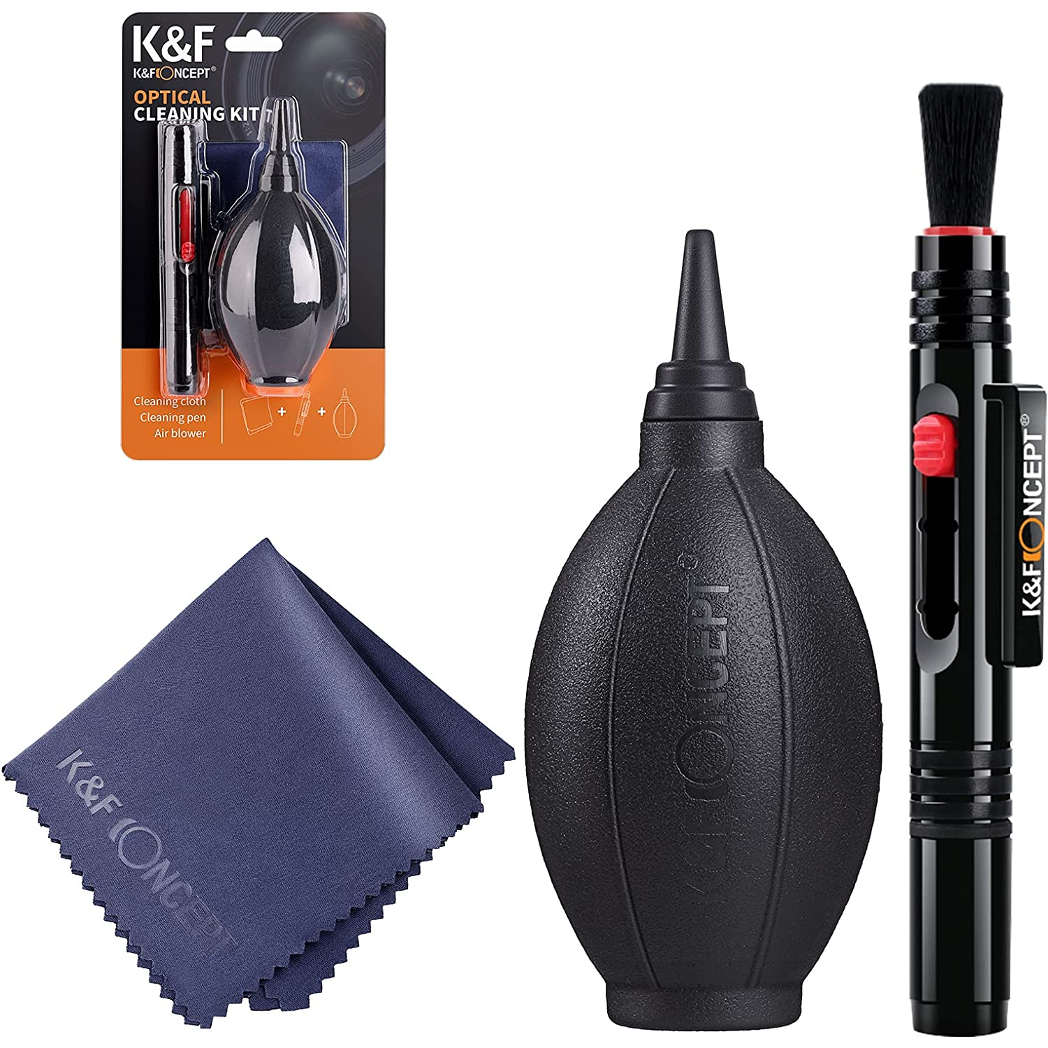 K&F Concept KF-1694 3in1 Tisztító szett (KF-1694)