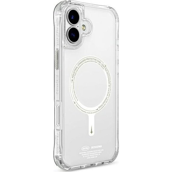 Skinarma etui Saido iPhone 16 Plus 6.7"   Magnetic Charging zielony/green (niteglow)