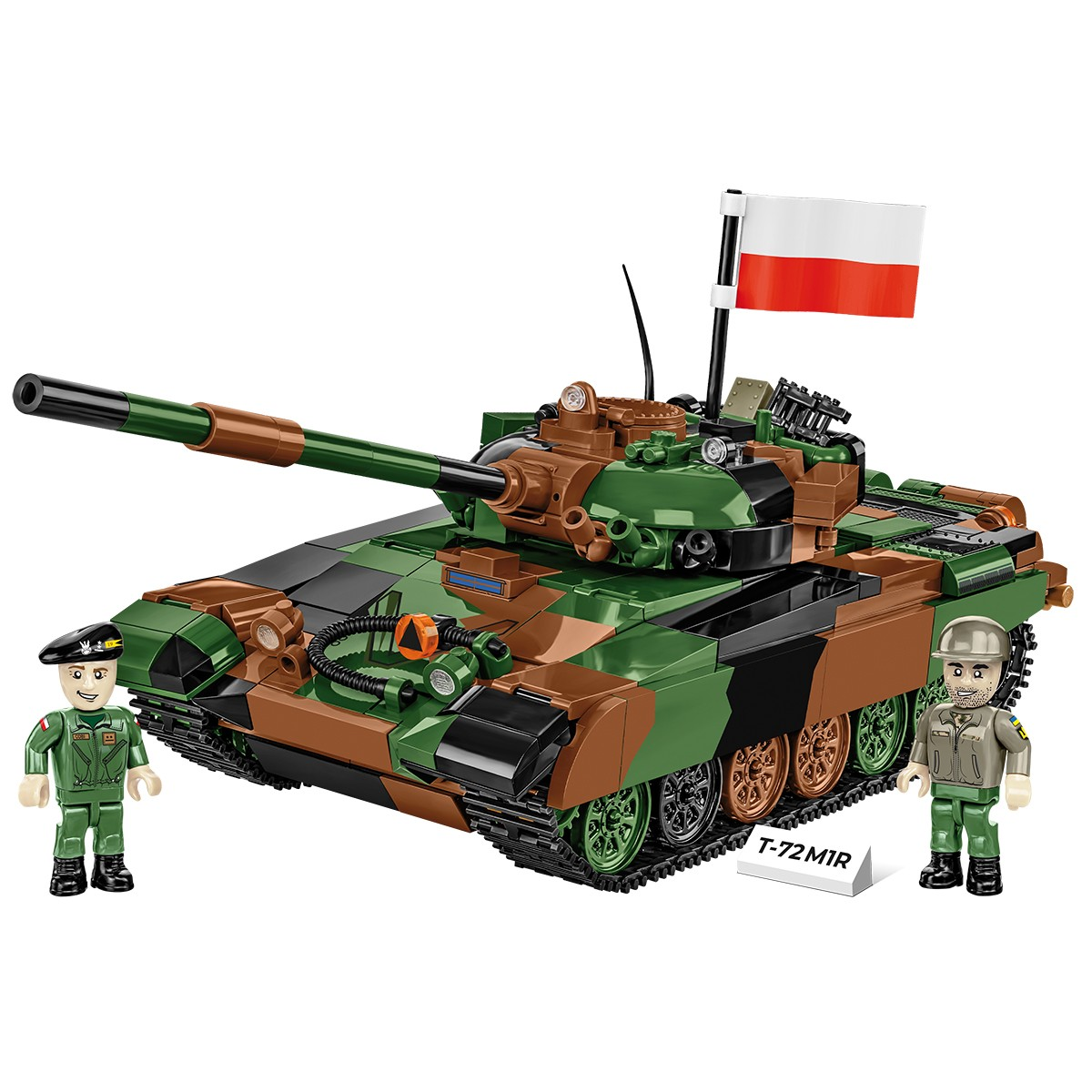 Cobi T-72M1R (PL/UA) tank 724 darabos építő készlet (2624)