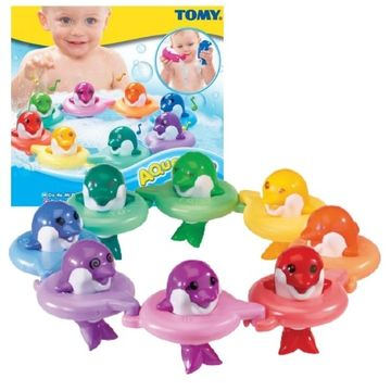 Tomy Toomies Do Rae Mi Dolphins Играчка за вана Многоцветен