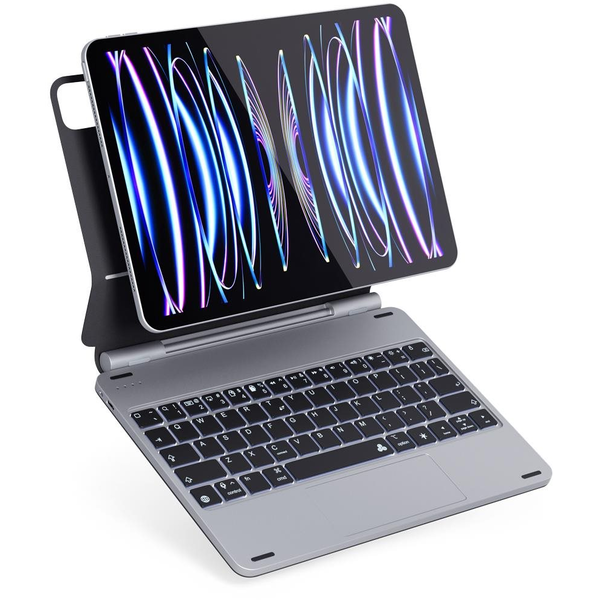 Epico Apple iPad Pro 11" (2018/2020/2021/2022), iPad Air 10,9" (2020/2022) alumínium billentyűzet