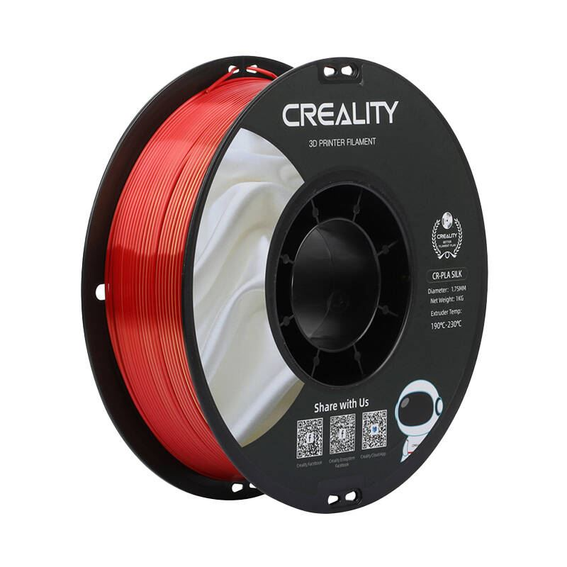 Creality CR-Silk PLA filament 1.75mm, 1kg aranyszínű-piros (3301120009) (3301120009)