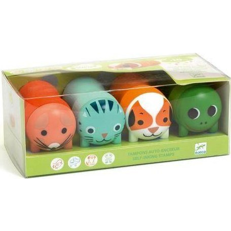 DJECO Bélyegzők Kicsiknek - Kerti Állatok - Stamps Fort Littles ones - Garden Animals (DJ09009)