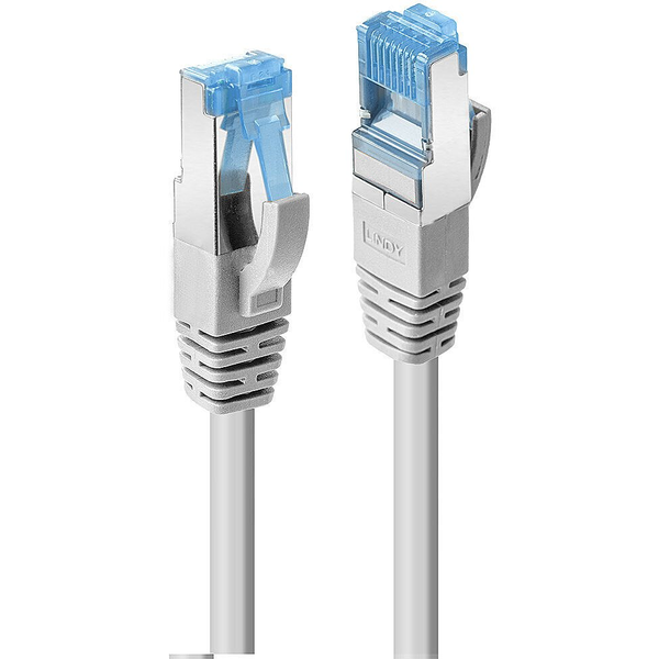 Lindy 47621 netværkskabel Grå 1 m Cat6a U/UTP (UTP)