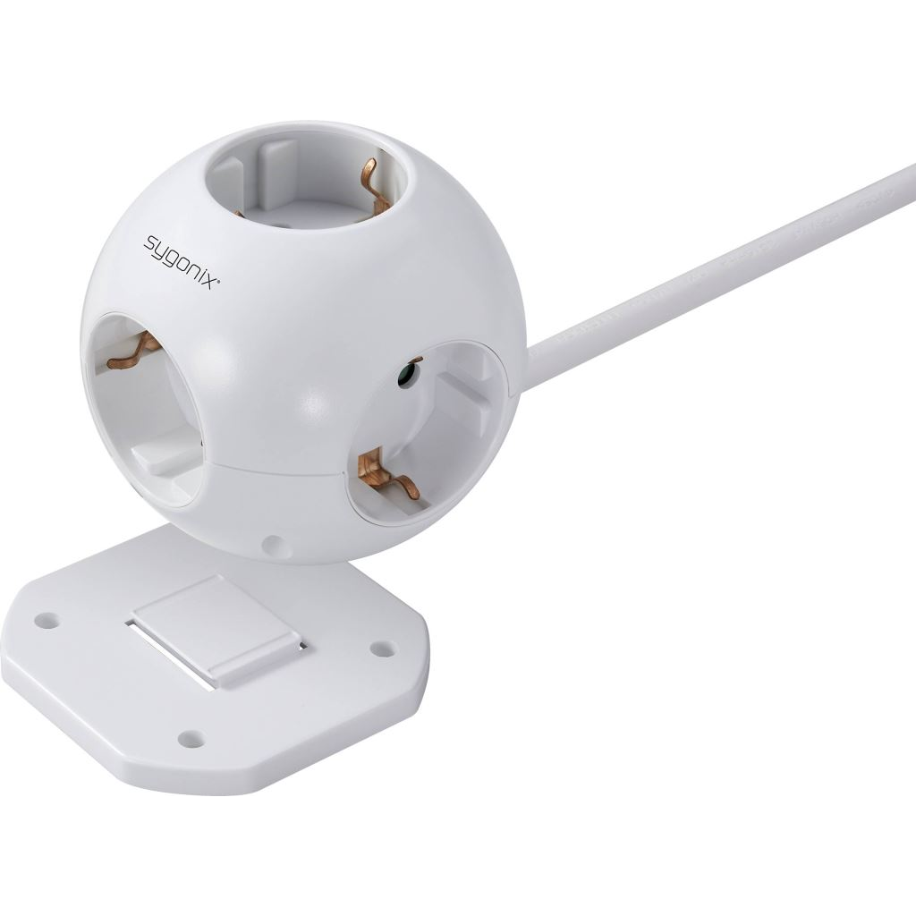 Sygonix védőérintkezős elosztó kocka fehér (SY-4535062) (SY4535062)