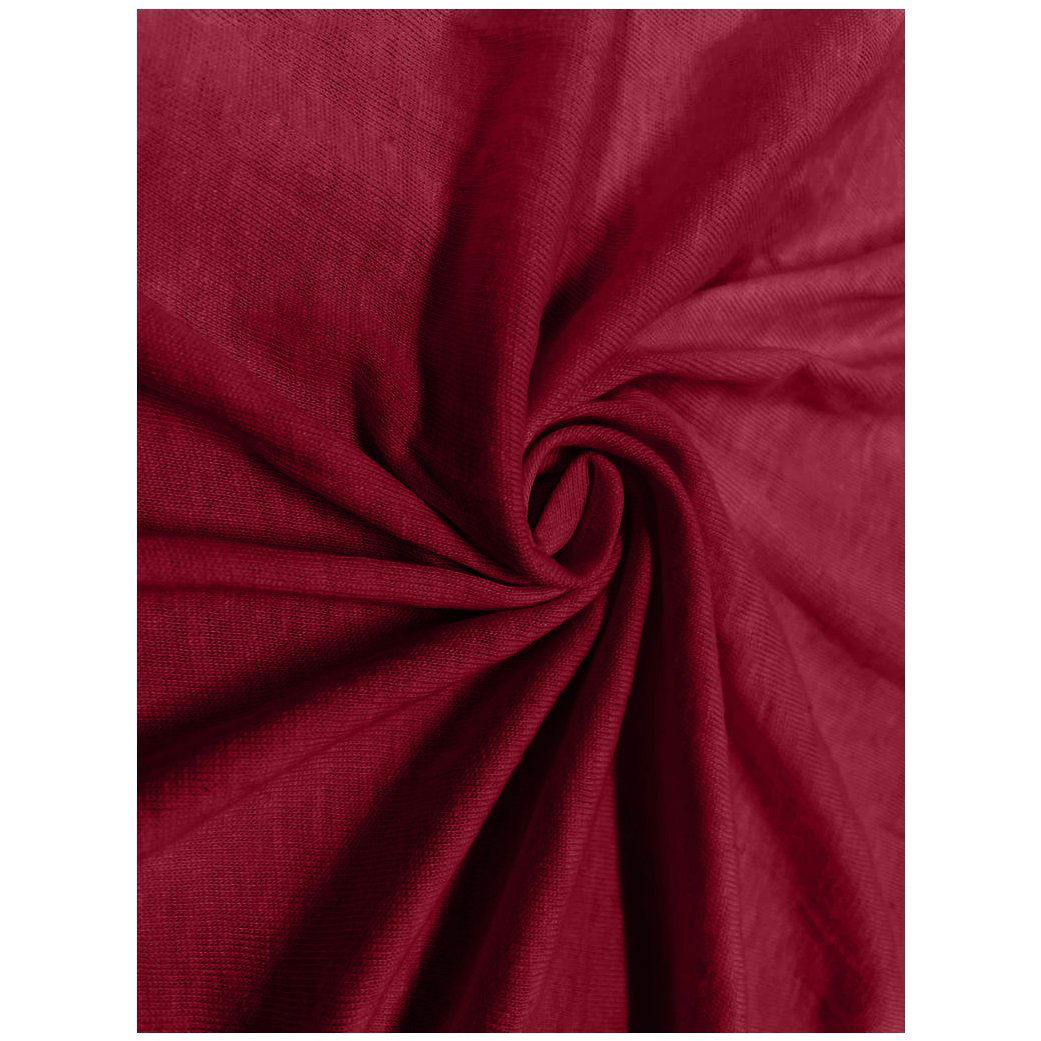 Kaptan Sheet Jersey TOP 90 × 200 cm, burgundy (5693216408-010)