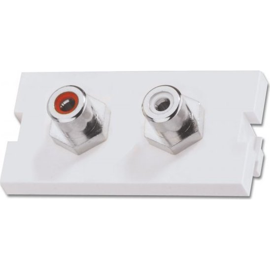 Lindy 60563 stikkontakt Hvid