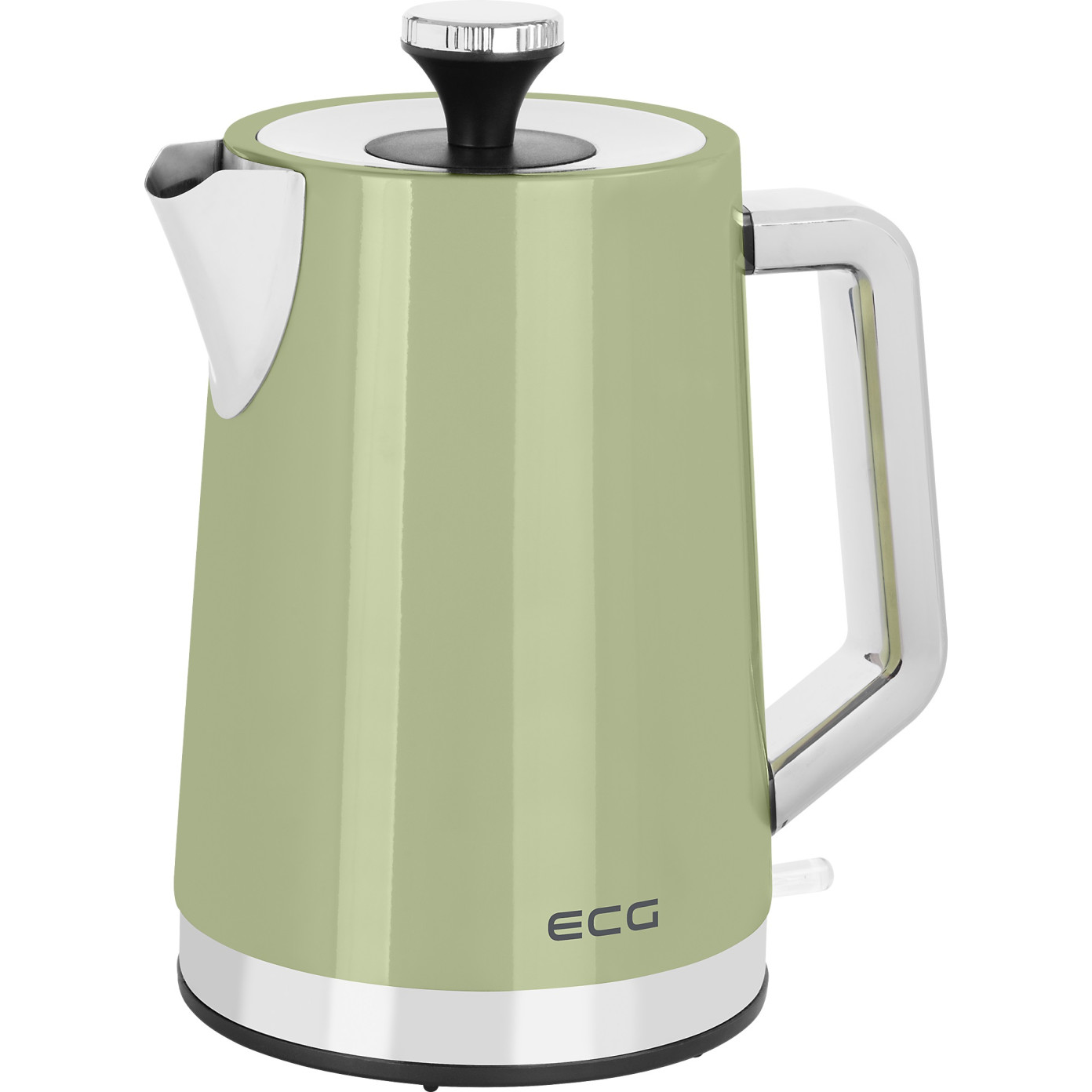 ECG RK 1766 Vintage Elektromos vízforraló 1.7L 2200W - Oliva (RK-1766-OLIVAZOLD)