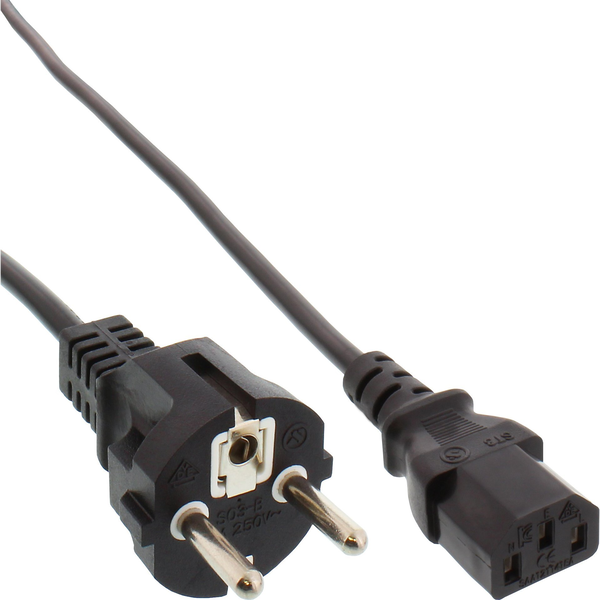 InLine B-16651 cavo di alimentazione Nero Accoppiatore C13