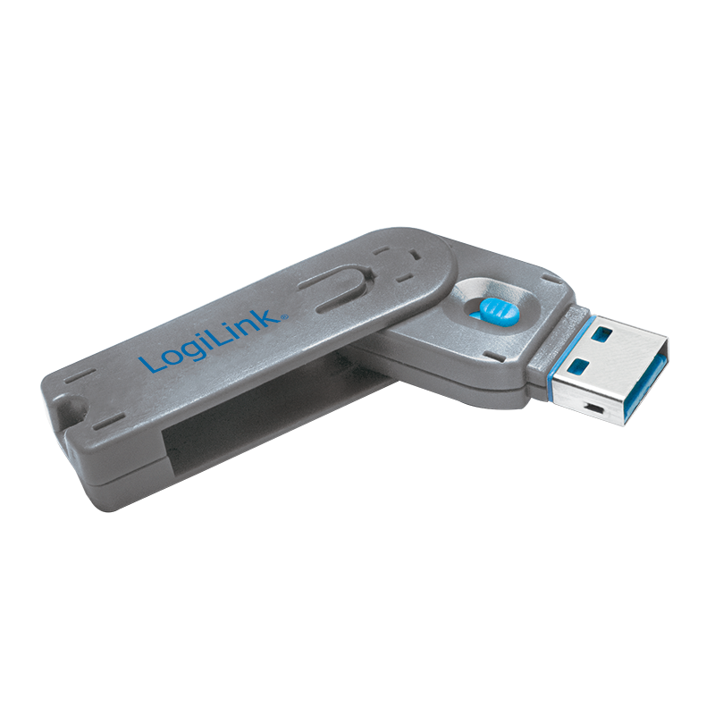 LogiLink AU0044 USB portblokkoló (1 zár + 1 kulcs) (AU0044)