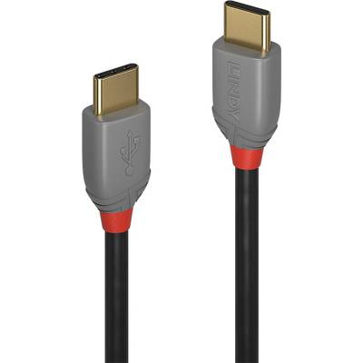 Lindy 36870 cavo USB USB 2.0 0,5 m USB C Nero, Grigio