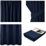  AmeliaHome Zasłona Blackout na taśmie Indygo 140X245