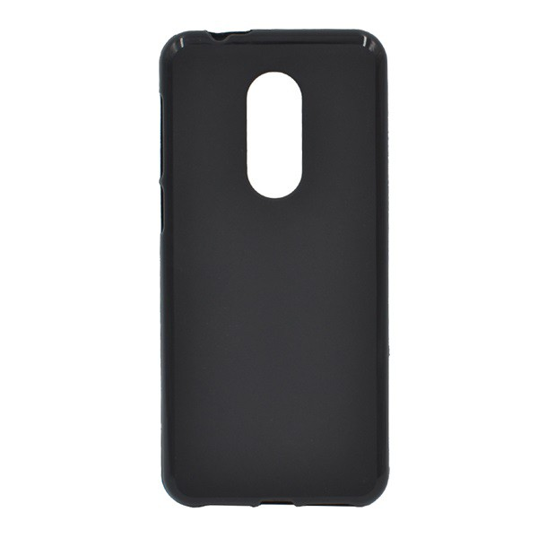 Калъф за задния капак Гумен / Силикон (матова, лъскава рамка) Черен [Vodafone Smart N9 (VFD720)]