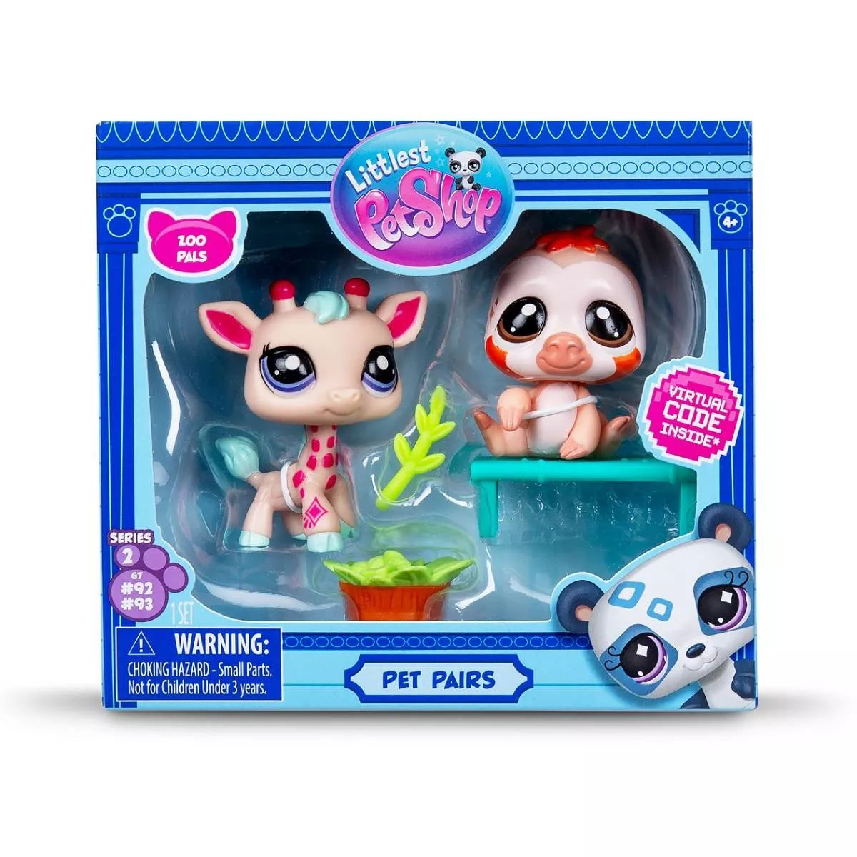 Hasbro Littlest Pet Shop 2 darabos Zoo Chill figuraszett 2. széria (LPS00620)