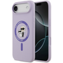 Karl Lagerfeld Liquid Karl and Choupette iPhone Air lila szilikon MagSafe tok