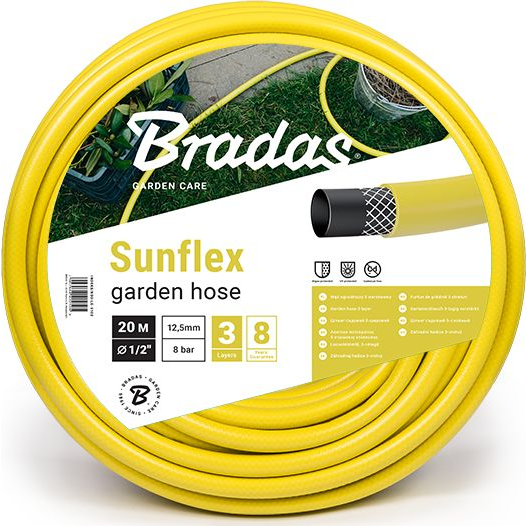  Bradas Wąż ogrodowy Sunflex 3 warstwowy 3/4" 25m WMS5/850 Bradas 1827