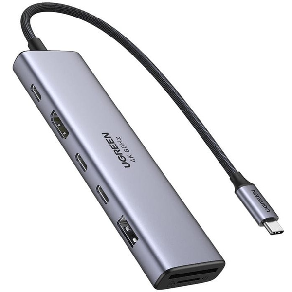 Ugreen REVODOK 7-IN-1 4K@60HZ HDMI DOCK Docking Grijs