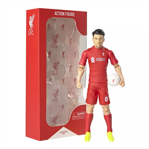 BanboToys Liverpool Szoboszlai Dominik gyűjthető Focista figura 20cm