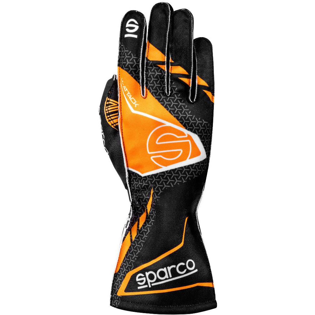 Sparco Kartingové rukavice K-ATTACK, černo-oranžové, vel. 13 (BKG0004B0K04013)