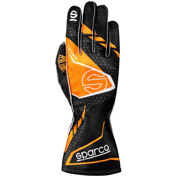 Sparco Kartingové rukavice K-ATTACK, černo-oranžové, vel. 13