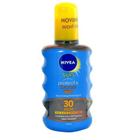 NIVEA SUN Protect &amp; Bronze Oil SPF 30 200 ml (0186038)